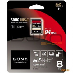 8GB Sony SDHC Card UHS-I 94MB/s foto