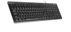 Tracer tastatura Deluxe USB, US, negru foto