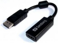 Adaptor Sandberg DisplayPort&amp;gt;HDMI foto
