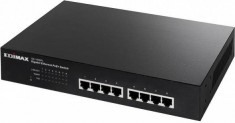 Switch Edimax GS-1008PL 8-port Gigabit Ethernet PoE foto