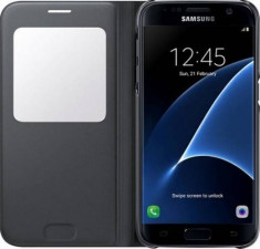 Galaxy S7 G930 S-View Cover Black EF-CG930PBEGWW foto