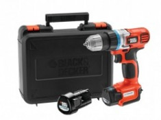 Ma?ina de gaurit ?i in?urubat Black &amp;amp; Decker EGBL108KB 10.8V Ultra Kompakt Li-Ion, cu acumulator rezerva foto