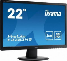 Monitor LED 21.5 Iiyama E2283HS-B1 Full HD 2ms GTG Negru foto