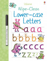 Wipe-Clean Lower-case Letters - Usborne book (3+) foto