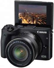 Canon EOS M3 Premium kit (18-55 S objektiv + EH27-CJ toc + EM-E2 curea + 16GB SD card) foto