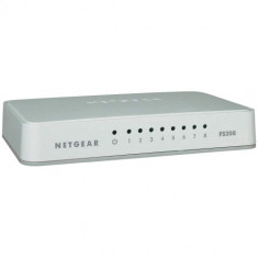 NETGEAR, Switch 8 ports Fast Ethernet, Desktop, plastic, MTBF 533000 hours foto