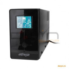 UPS GEMBIRD 850VA w. AVR, diplay LCD, interfata USB, black, &amp;#039;EG-UPS-032&amp;#039; foto