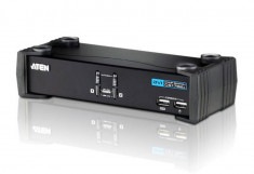 ATEN CS1762A 2-Port DVI USB 2.0 KVMP Switch, 2x DVI-D Cables, 2-port Hub, Audio foto