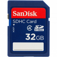 Card memorie SanDisk micro SDHC, 32 GB, clasa 4 + Adaptor foto