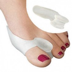 Orteza Separator Degete Orteza deget Hallux Valgus Protectie Mont silicon moale foto