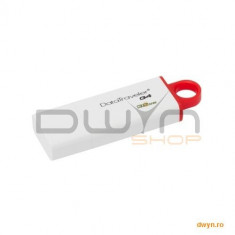 USB Flash Drive 32 GB USB 3.0 Kingston DataTraveler DTIG4 alb-rosu foto