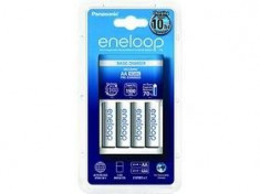 Incarcator Panasonic Eneloop Timer KKJ18MCC40E + 4buc. acumulatoare 1900mAh AA foto