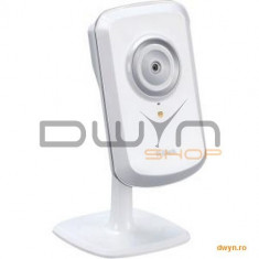 D-Link, Camera de securitate Wireless N, 1.5 VGA CMOS, WPS, microphone, 1 lux, Vizualizare Imagini P foto