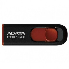 USB 2.0 32GB ADATA C008 Black&amp;amp;Red &amp;#039;AC008-32G-RKD&amp;#039; foto