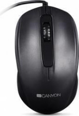 Optical wired mice, 3 buttons, DPI 1000, Black foto