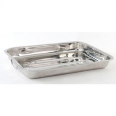 TAVA CUPTOR INOX, 40x30x24CM Material : inox, 2 manere inox foto