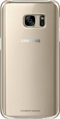 Galaxy S7 G930 Clear Cover Gold EF-QG930CFEGWW foto