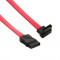 4World HDD Cable | SATA 3 | SATA to Right Angle SATA Serial ATA Cable | 452,2mm