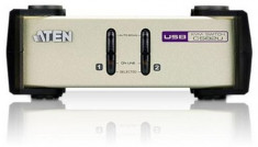 ATEN CS82U 2-Port PS/2-USB KVM Switch, 2x Custom KVM Cable sets, Non-powered foto