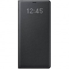 Husa Flip Cover Samsung EF-NN950PBEGWW Agenda Led View Negru pentru SAMSUNG Galaxy Note 8 foto