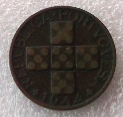 P2. Portugalia 20 centavos 1944 ** foto