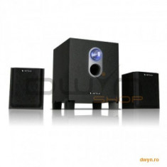 Boxe 2.1 Serioux B-Soniq 210, wood, 16W RMS, black foto