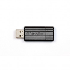 Memorie USB Verbatim PinStripe 64GB USB 2.0 Black foto