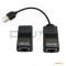 Extender USB prin cablu RJ-45, USB A tata la USB A mama, pana la 60m, Logilink &#039;UA0021D&#039;