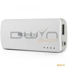 Baterie externa Canyon CNE-CPB44W 4400mAh White foto