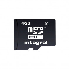 Card memorie Integral Micro SDHC 4GB Clasa 4 foto