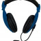 VAKOSS Stereo headset with microphone headphones Volume Control SK-601KB Albastr