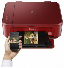 Imprimanta multifunctionala Canon Pixma MG3650 wifi, ro?u foto