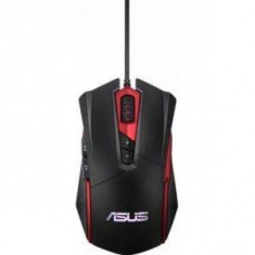 Mouse Asus ROG GT200, Laser, cu fir, maxim 4000dpi, Negru foto