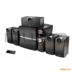 Boxe 5.1, RMS: 4x8W + 1x10W + 1x38W, USB port, SD card slot, MP3 Player, FM radio, Optical Digital I foto