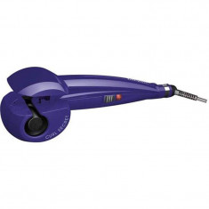 Ondulator complet automat BaByliss Curl Secret C904PE, Selector de temperatura: 185?C si 205?C, Element ceramic profesional, Albastru foto