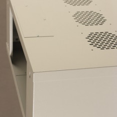 Netrack wall-mounted cabinet 19&amp;#039;&amp;#039;, 4.5U/400mm, glass door, grey foto