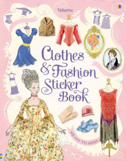 Clothes Fashion Sticker Book - Carte Usborne (7+) foto