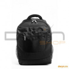 Rucsac notebook 15.6&amp;#039; SPACER Kempes, nylon 1680D, compartiment dedicat notebook cu protectie, black, foto