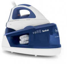 Statie de calcat Tefal Maxi Purely &amp;amp; Simply SV5030, Talpa Ceramica, 2200 W, 1.2 l, 100 g/min, Alb/Albastru foto