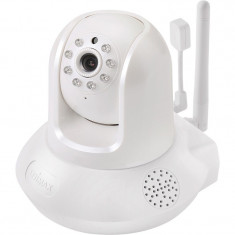 Camera de supraveghere Edimax 720p Wireless H.264 IR PT IP Camera, temp.&amp;amp;hum. sensor, 2-way audio foto