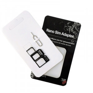 NOU! Adaptor cartela Micro SIM+Nano SIM pentru samsung iphone HTC etc |  Okazii.ro