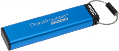 Memorie USB Kingston DataTraveler Keypad (DT2000) 32GB USB3.0 foto