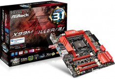 ASRock Fatal1ty X99M KILLER/3.1, X99, DualDDR4-2133, SATA3, SATAe, USB 3.1, mATX foto