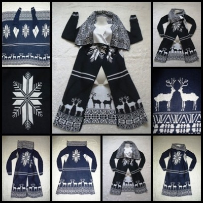 JACHETA DAMA CARDIGAN PARDESIU BLEUMARIN FULGI RENI CERBI ALBI GULER ALL SEASONS foto