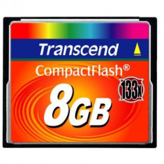 Transcend - card memorie Compact Flash 8GB High Speed 133x foto
