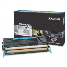 Cartus toner Lexmark C746A1CG, Cyan, 7 k foto