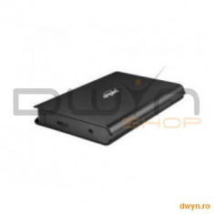 HDD Enclosure 2.5&amp;#039; HDD S-ATA to USB 3.0, Black, &amp;#039;HandyBook SATA&amp;#039; foto