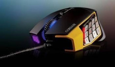 Corsair Scimitar PRO RGB Optical MOBA/MMO Gaming Mouse - Yellow foto