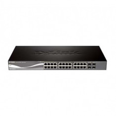 Switch D-Link DES-1210-52, 48 porturi 10/100Mbps, 2 porturi Combo 1000BaseT/SFP, 2 porturi Gigabit, foto