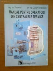 Ion popescu manual pentru operatori din centalele termice foto